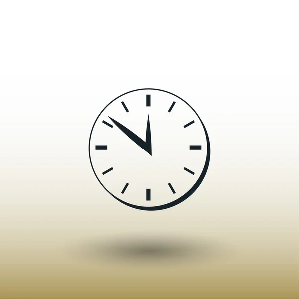 Пиктограф иконы концепции часов — стоковый вектор