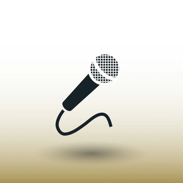Imagem do ícone conceitual do microfone —  Vetores de Stock
