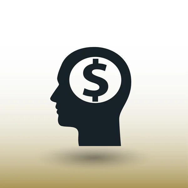Imagem do ícone do conceito de dinheiro — Vetor de Stock