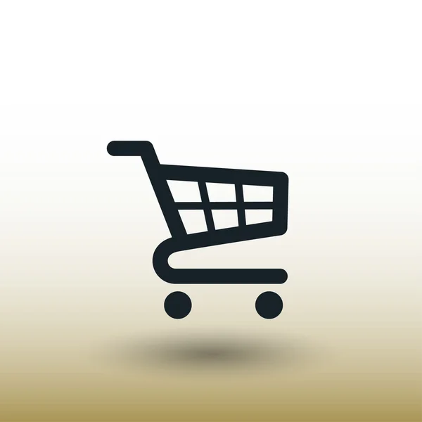 Pictograph shopping cart konceptet ikonen — Stock vektor