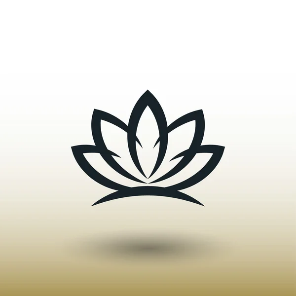 Ikona aplikace lotus koncept ikony — Stockový vektor