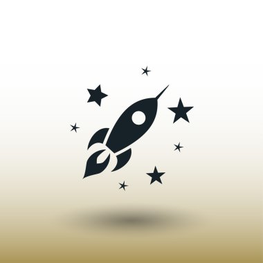 Ekibimizi roket kavramı simgesinin