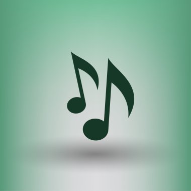 Ekibimizi müzik notu kavram simgesinin