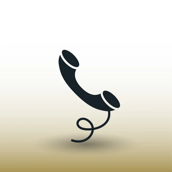 Pittogramma dell'icona del concetto di telefono — Vettoriale Stock