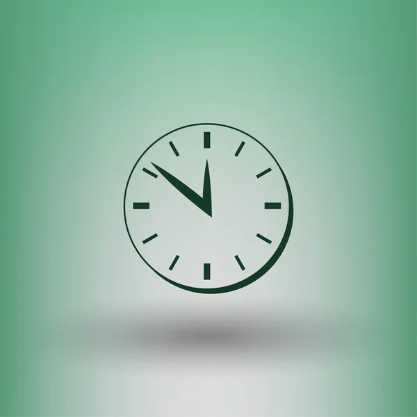Pittogramma dell'icona del concetto di orologio — Vettoriale Stock