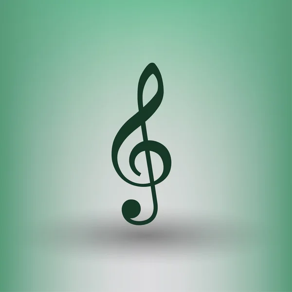 Пиктограф ключевого понятия "музыка" — стоковый вектор