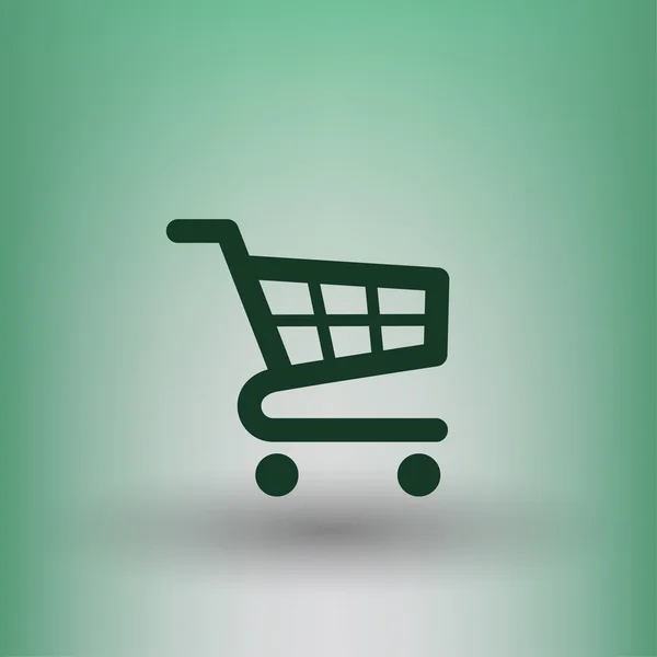 Pictograph shopping cart konceptet ikonen — Stock vektor