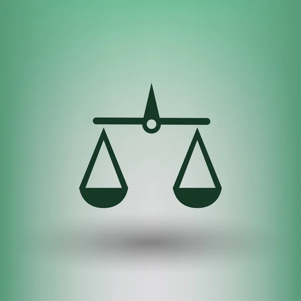 Pictograph van Justitie schalen concept pictogram — Stockvector