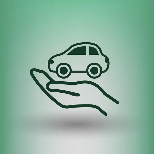 Pictograph of car concept icon — Stock Vector