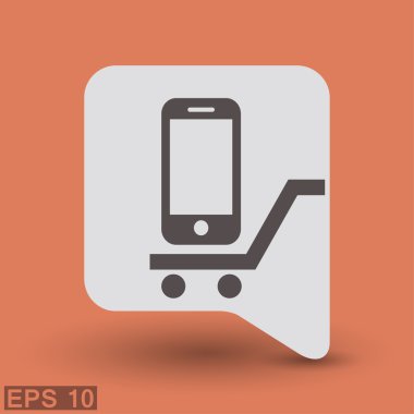 Ekibimizi mobil cocncept simgesinin