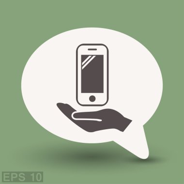 Ekibimizi mobil cocncept simgesinin