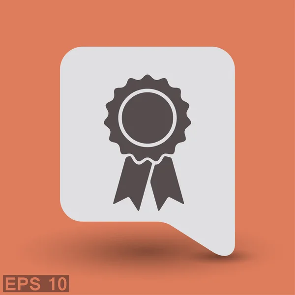 Pictograph van award concept pictogram — Stockvector