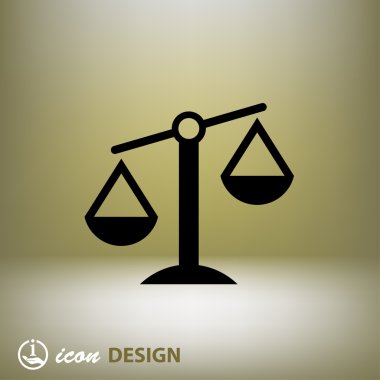 Ekibimizi adalet kavramı simge ölçekler