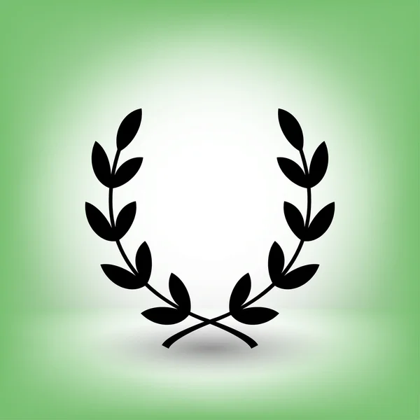 Pictograph dari ikon konsep laurel wreath - Stok Vektor