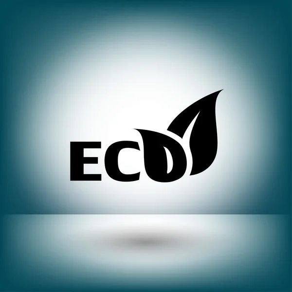 Pictograph van eco concept pictogram — Stockvector