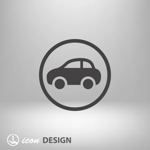 Pictografía del icono del concepto de coche — Archivo Imágenes Vectoriales