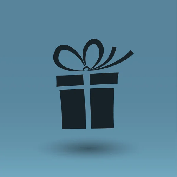 Pictogramme de l'icône concept cadeau — Image vectorielle