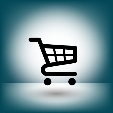 Alışveriş sepeti kavramı simge resim