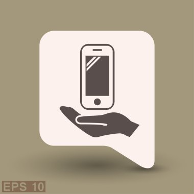 Ekibimizi mobil cocncept simgesinin