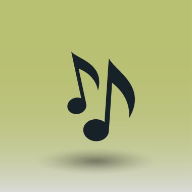 Ekibimizi müzik notu kavram simgesinin