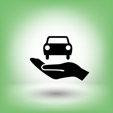 Ekibimizi araba konsepti simgesinin