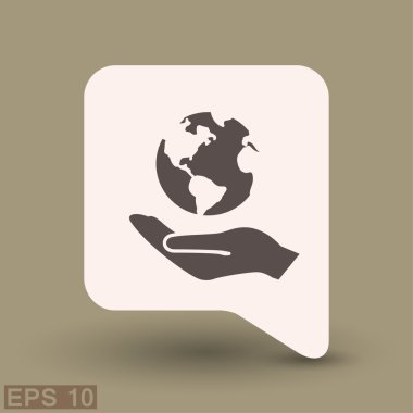 ekibimizi küre simgesi