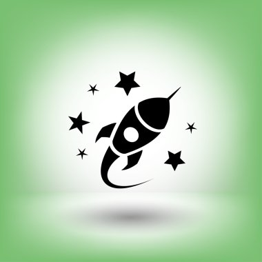 Ekibimizi roket kavramı simgesinin