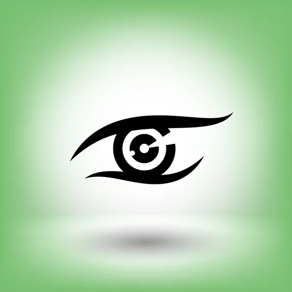 Pictografía del icono del concepto de ojo — Archivo Imágenes Vectoriales