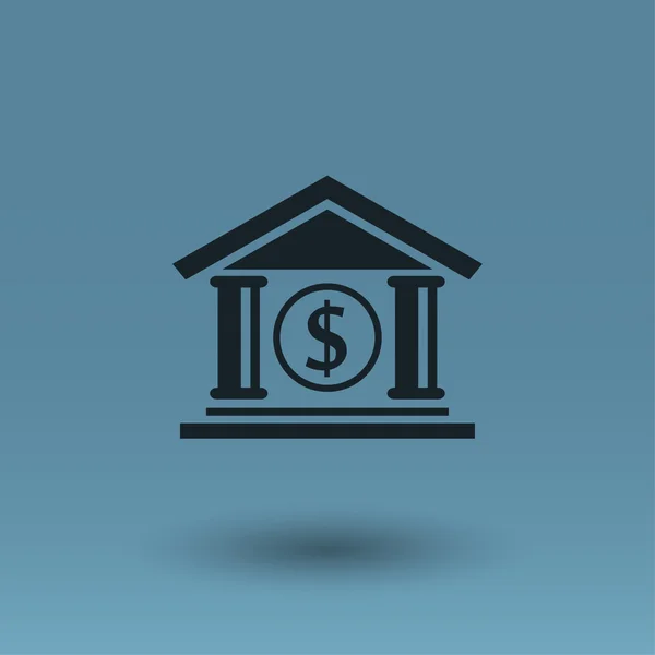 Pictograma do ícone do banco —  Vetores de Stock