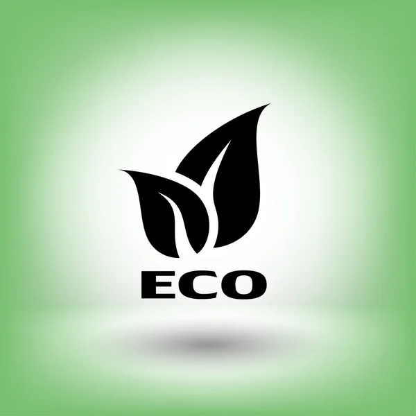 Pictograma do ícone do conceito ecológico — Vetor de Stock