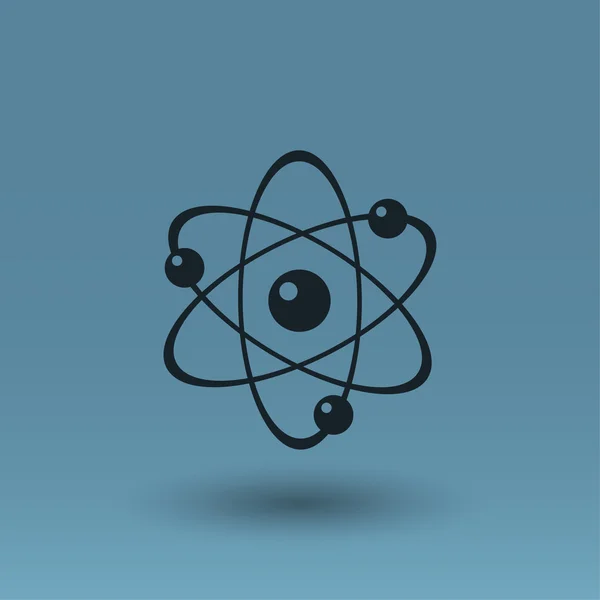 Pictogramme de l'icône de concept atome — Image vectorielle
