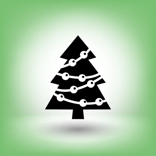 Imagem do ícone do conceito de árvore de Natal — Vetor de Stock