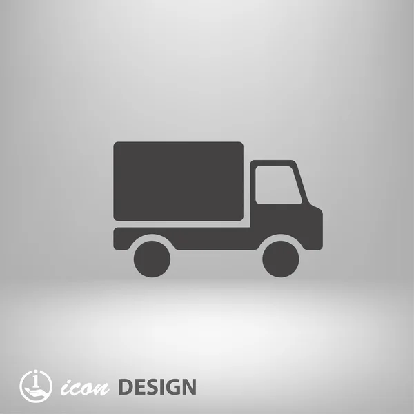 Pictograph of truck concept icon — Stock Vector