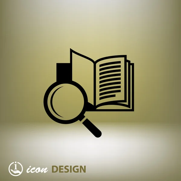 Ikona knihy koncept ikony — Stockový vektor