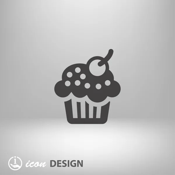 Pictograph van taart concept pictogram — Stockvector