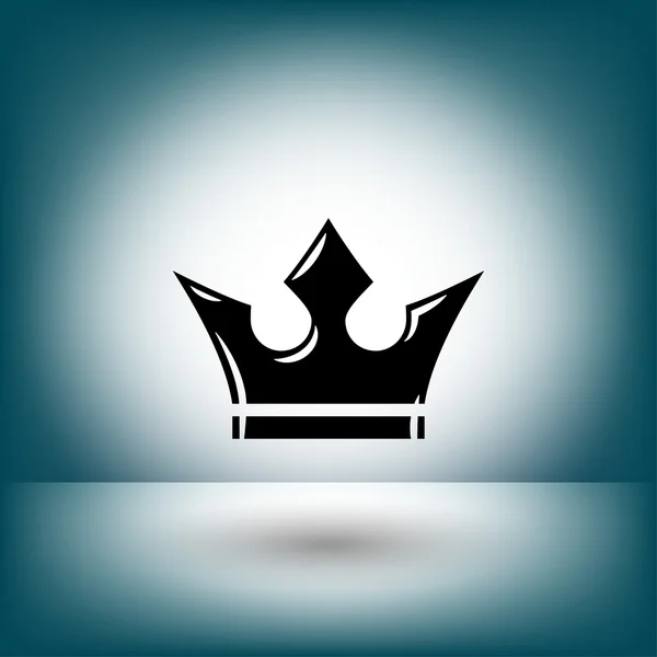 Pictograph of crown concept icon — Stock Vector