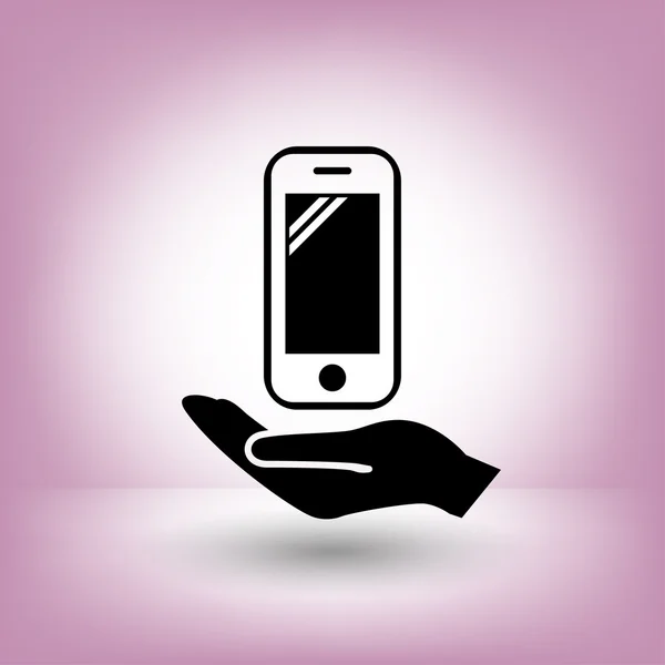 Pittogramma dell'icona cocncept mobile — Vettoriale Stock