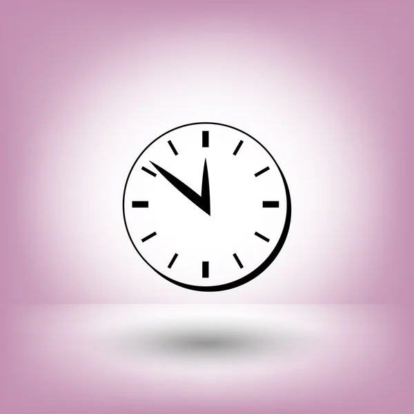 Pictograph of  clock concept icon — Stock Vector