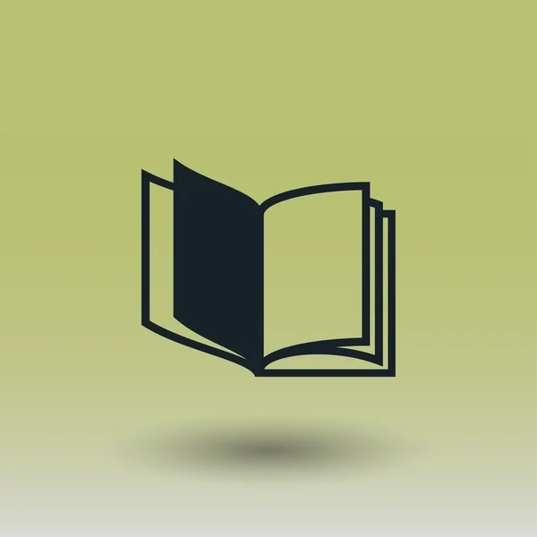 Pictograma do ícone do conceito de livro —  Vetores de Stock