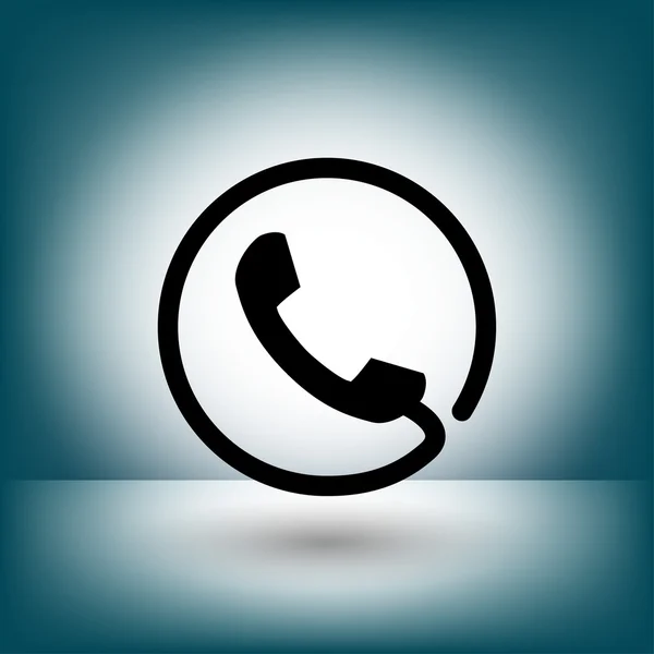 Pictograph van telefoonpictogram concept — Stockvector