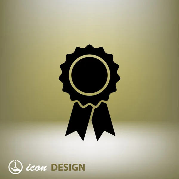 Pictografía del icono del concepto de premio — Vector de stock