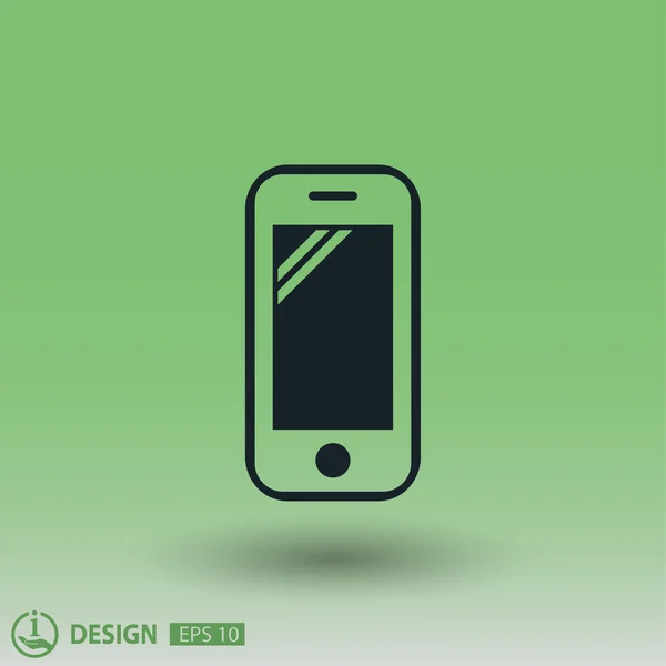 Pictogramme de l'icône cocncept mobile — Image vectorielle