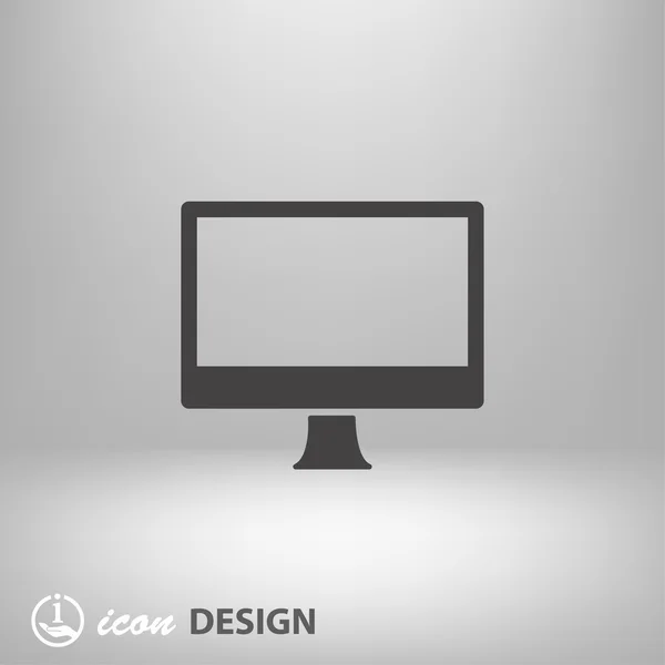 Pictogramme de l'icône de concept informatique — Image vectorielle