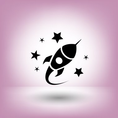 Ekibimizi roket kavramı simgesinin