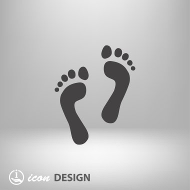 Ekibimizi ayak izleri kavramı simgesinin