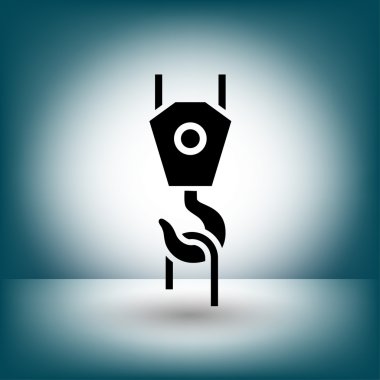 Ekibimizi vinç kanca kavramı simgesinin