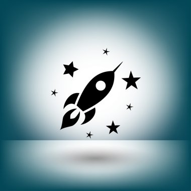 Ekibimizi roket kavramı simgesinin