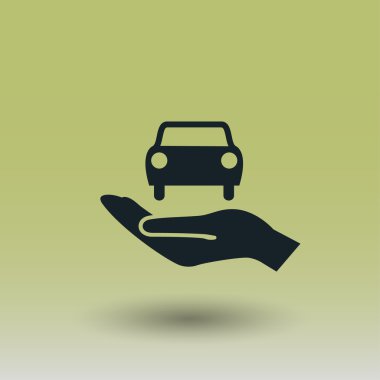 Ekibimizi araba konsepti simgesinin