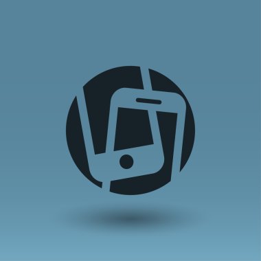 Ekibimizi mobil cocncept simgesinin