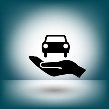 Ekibimizi araba konsepti simgesinin